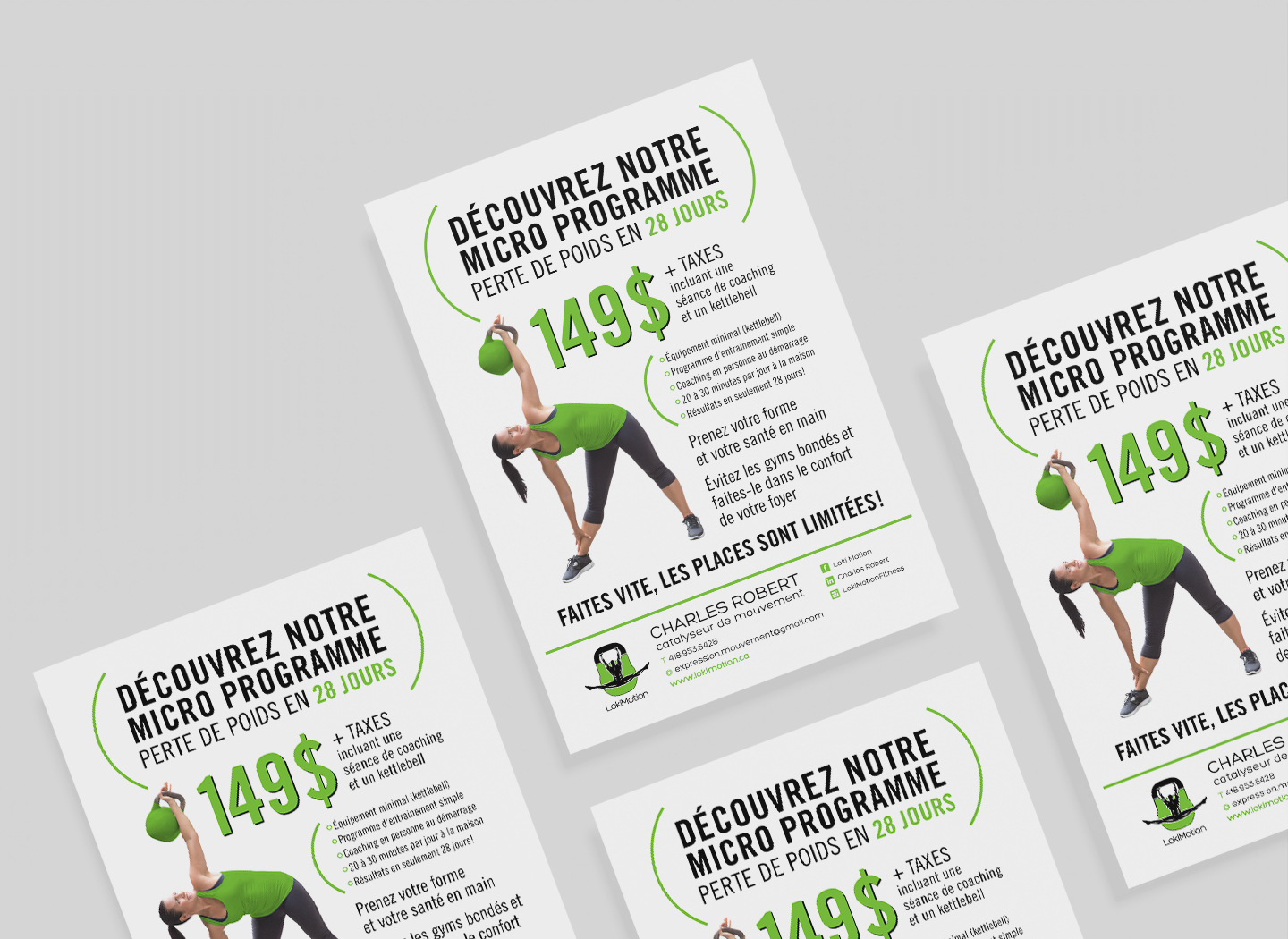 Lokimotion encart publicitaire flyer