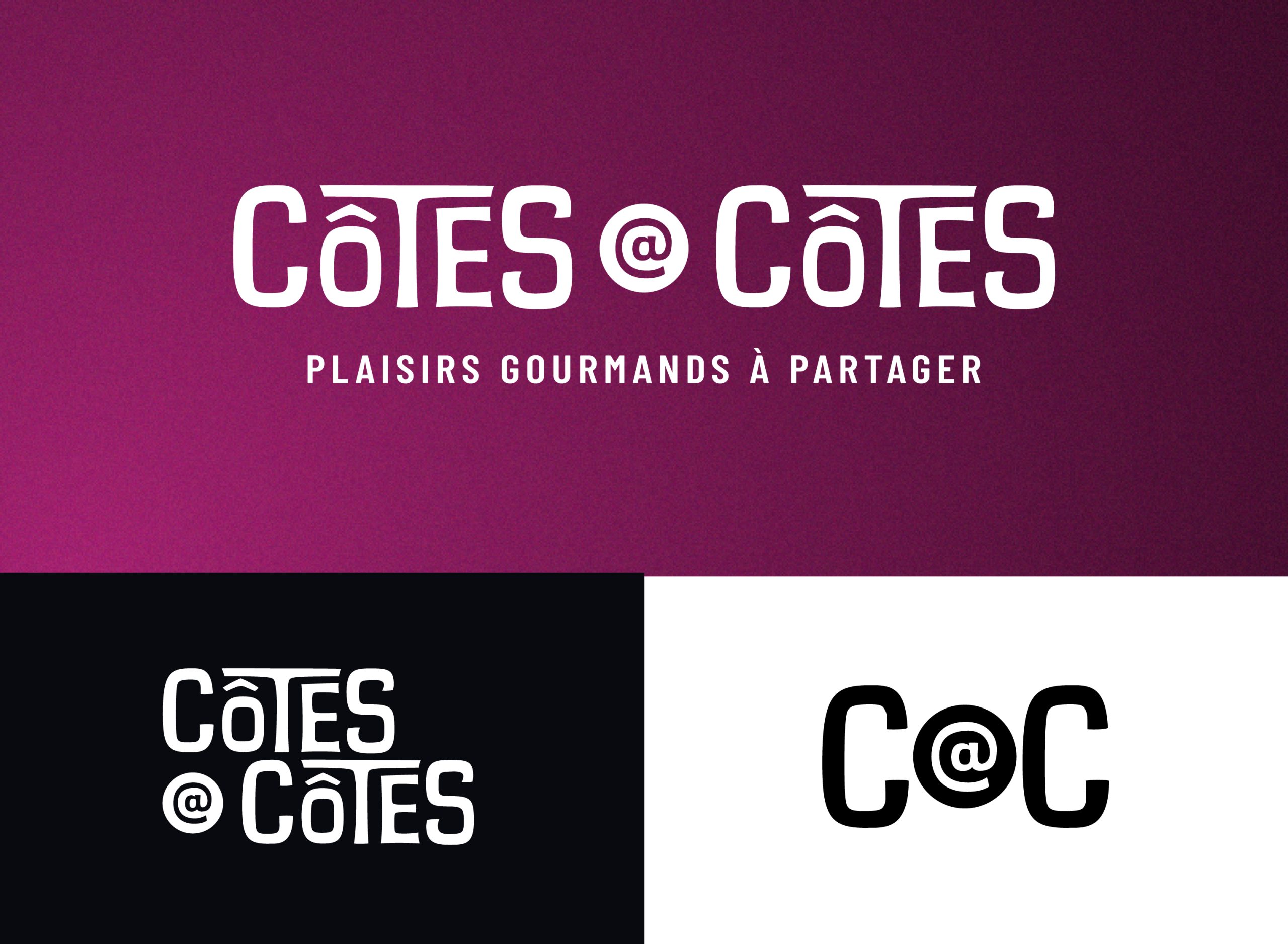 Côtes-à-Côtes conception du logo