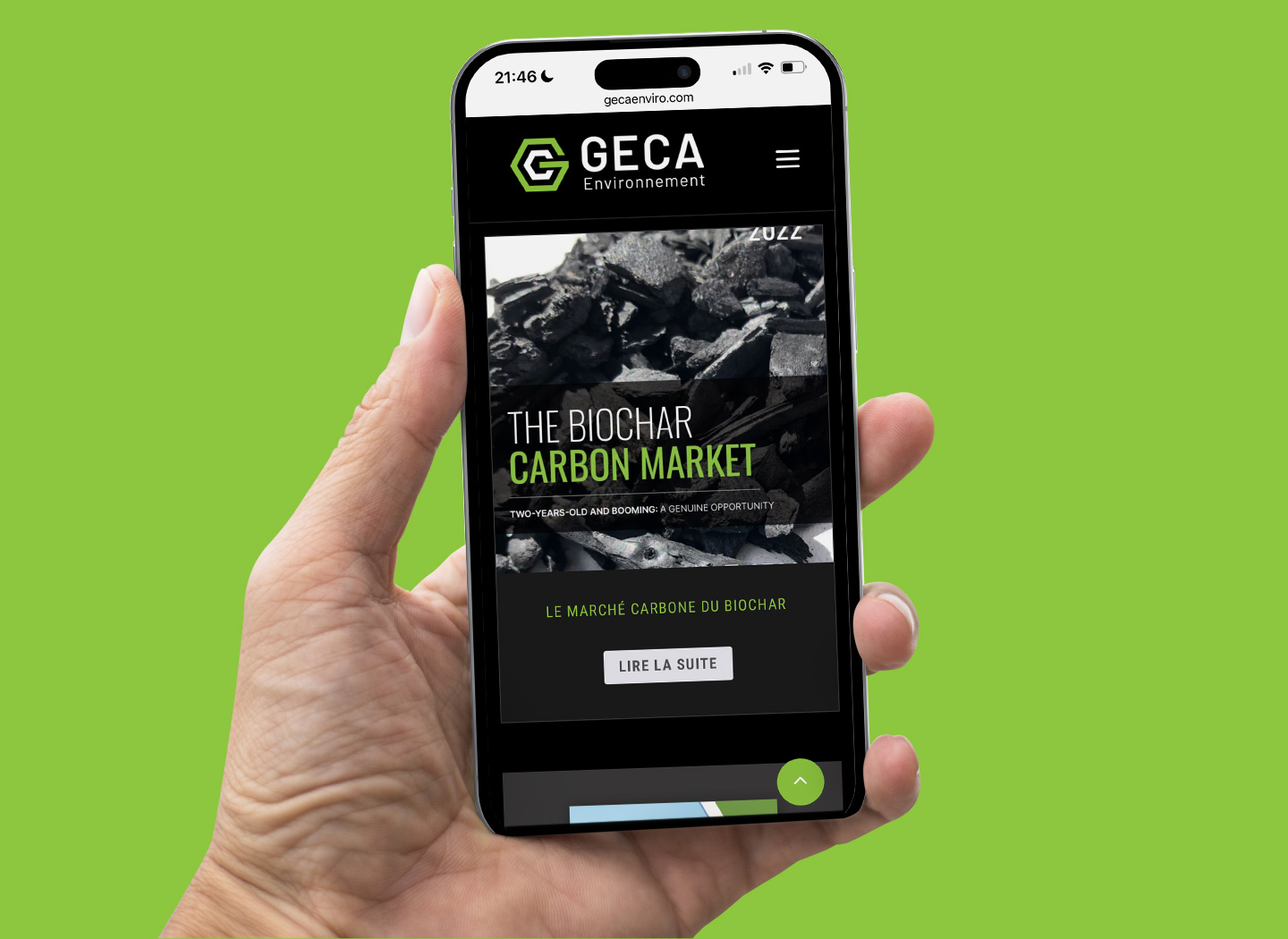 Geca Environnement Site web