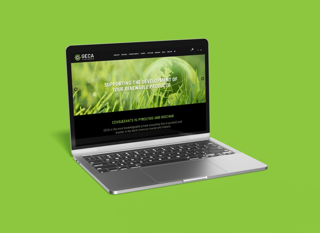 Geca Environnement Site web