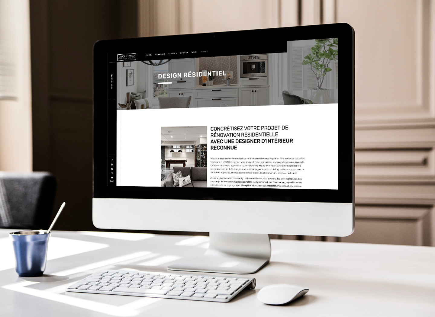 Sandra Lemay Designer d'intérieur - Site-web