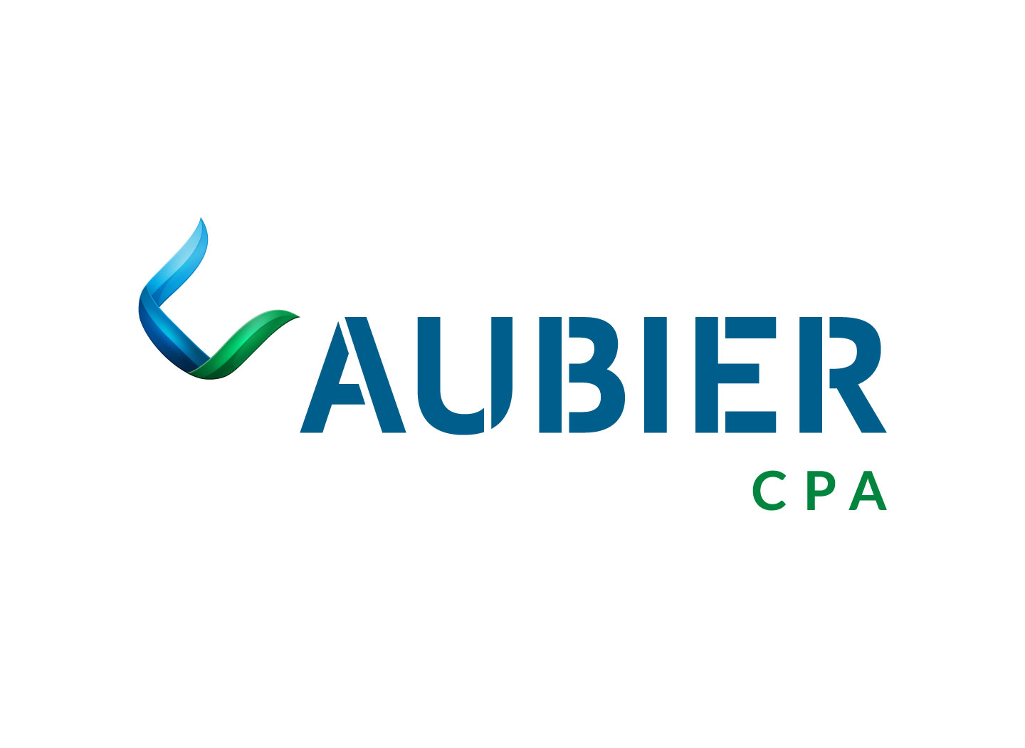 Logo Aubier CPA conçu par Tadam Studio – identité visuelle moderne et professionnelle